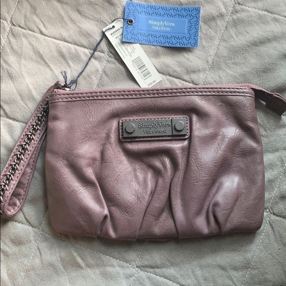 SIMPLY vera VERA WANG siouxie wristlet lilac haze - Picture 1 of 13